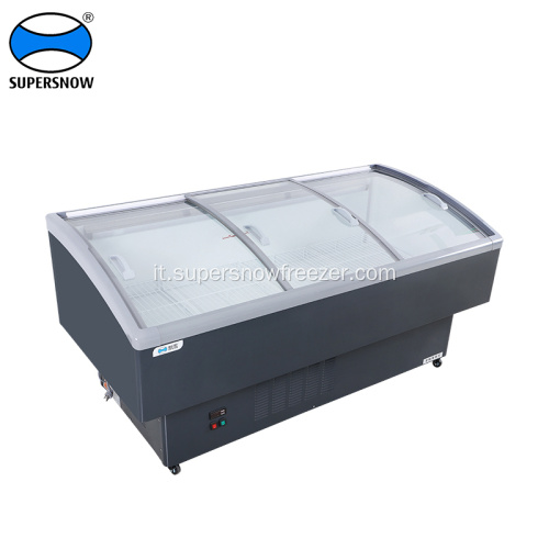 Congelatore per porta scorrevole superiore -10 -10 gradi con congelatore